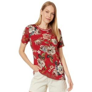 NWT Johnny Was Attar Short Sleeve Crew Neck Tee